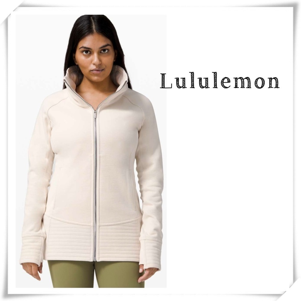Lululemon Radiant II Jacket in Oatmeal Cream Size 10